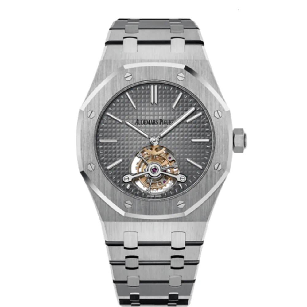 Audemars Piguet Royal Oak Ultra Thin Tourbillon Platinum / Grey