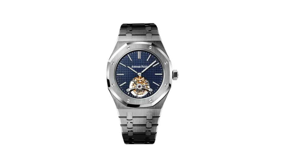 Audemars Piguet Royal Oak Ultra Thin Tourbillon Stainless Steel / Blue