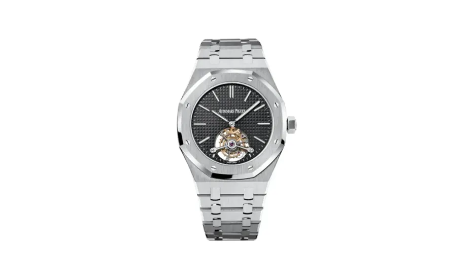 Audemars Piguet Royal Oak Ultra Thin Tourbillon Stainless Steel / Black