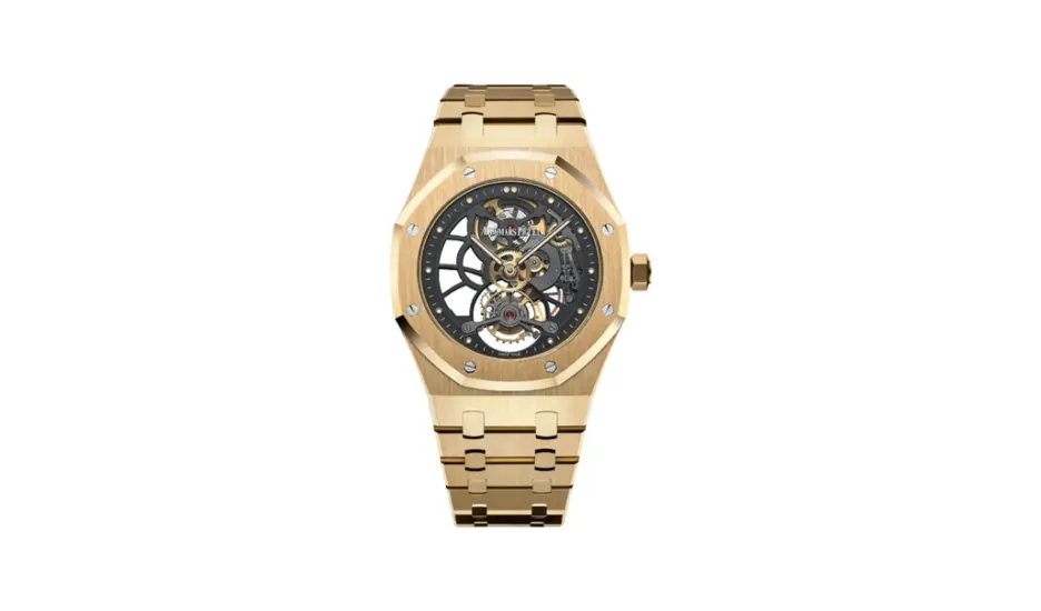 Audemars Piguet Royal Oak Ultra Thin Tourbillon Openworked Yellow Gold / Boutique Edition