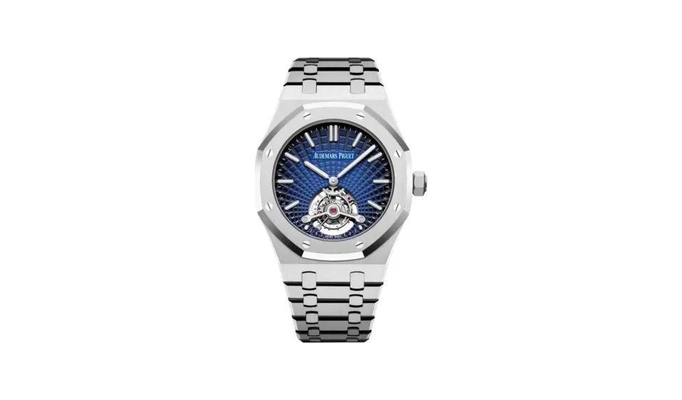Audemars Piguet Royal Oak Ultra Thin Tourbillon Platinum / Smoked Blue Evolutive