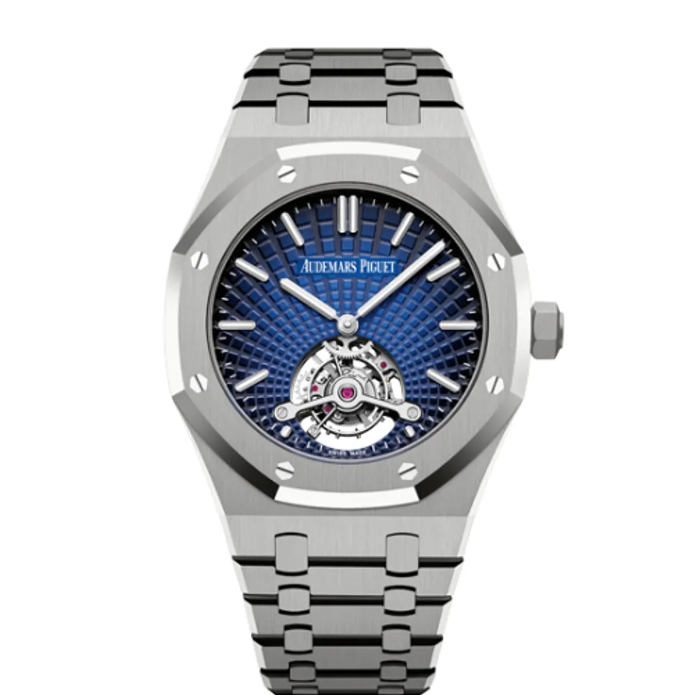 Audemars Piguet Royal Oak Ultra Thin Tourbillon Titanium / Smoked Blue Evolutive / Yoshida