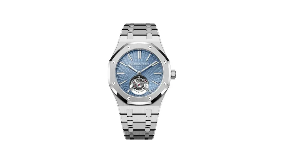 Audemars Piguet Royal Oak Self-Winding Flying Tourbillon Platinum / Ice Blue