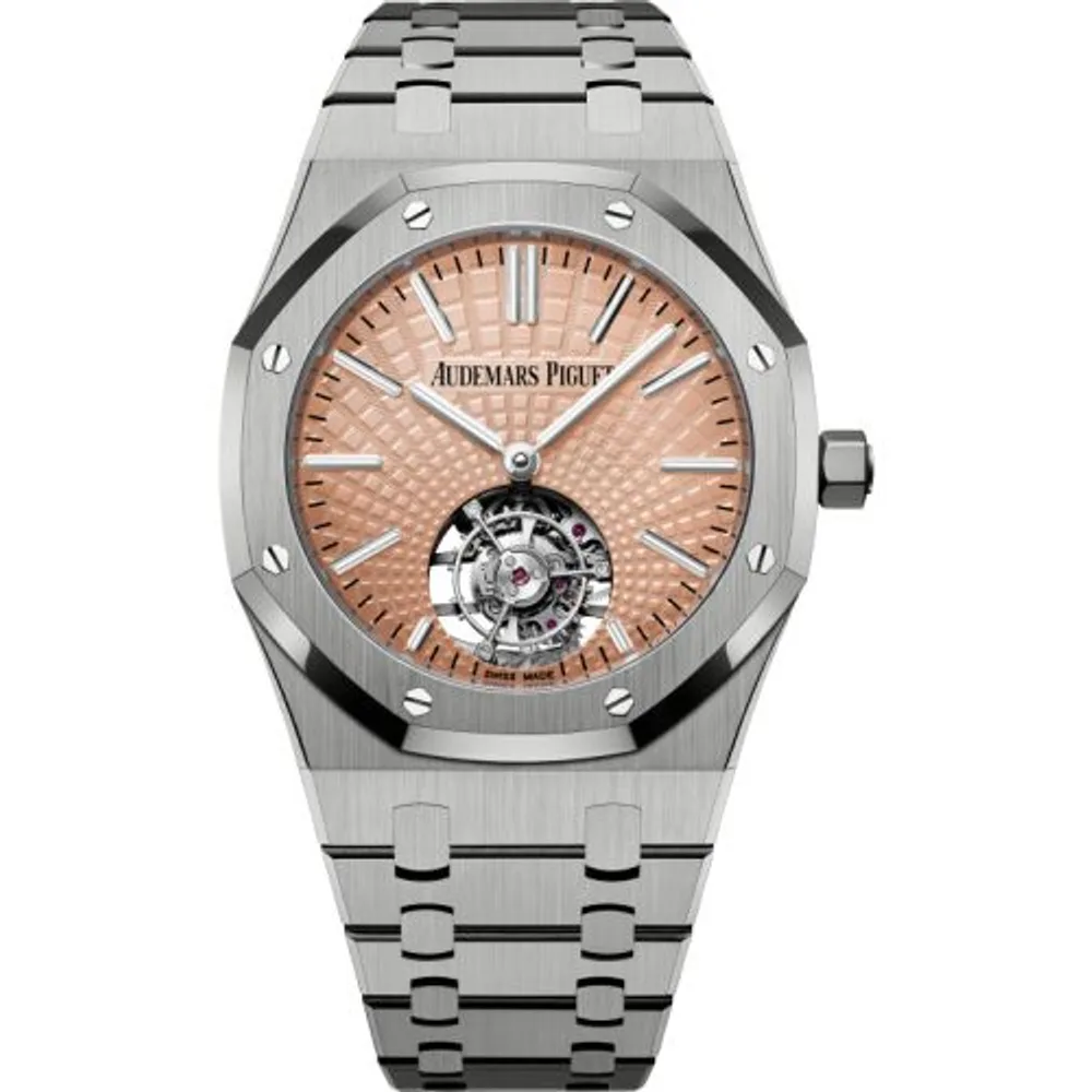 Audemars Piguet Royal Oak Self-Winding Flying Tourbillon Titanium / Salmon