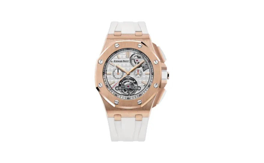 Audemars Piguet Royal Oak Offshore Tourbillon Chronograph Peripheral Red Gold / White