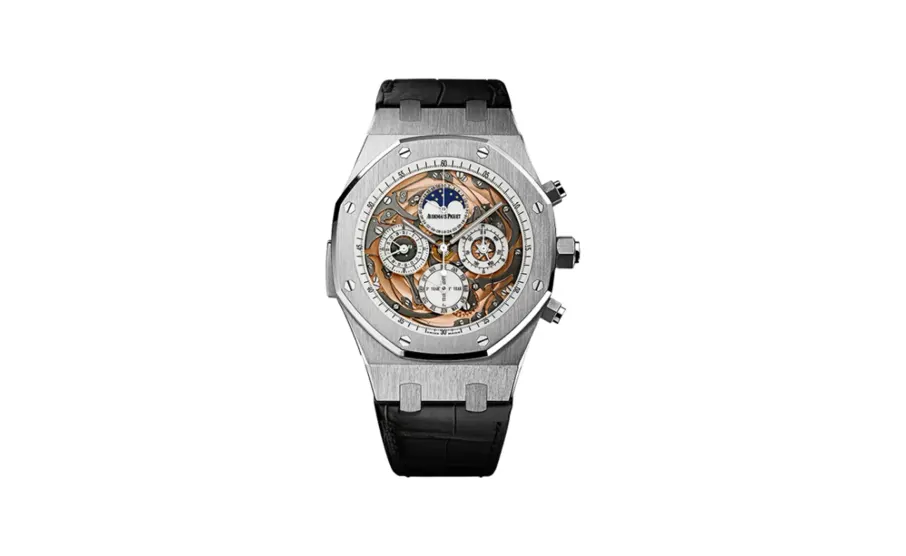 Audemars Piguet Royal Oak Grande Complication Openworked White Gold / Strap