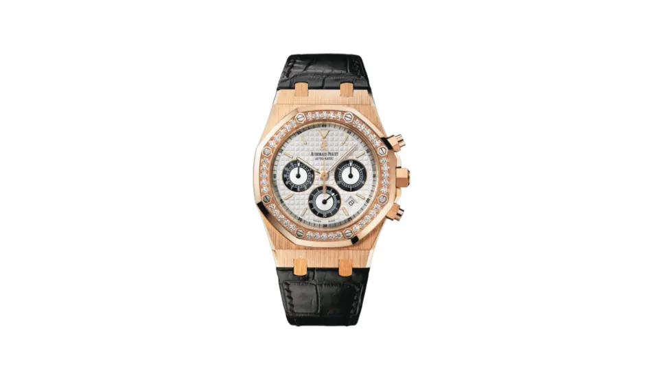 Audemars Piguet Royal Oak 26557 Chronograph Pink Gold / Silver / Diamond