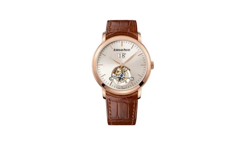 Audemars Piguet Jules Audemars Tourbillon Grande Date Pink Gold / Silver