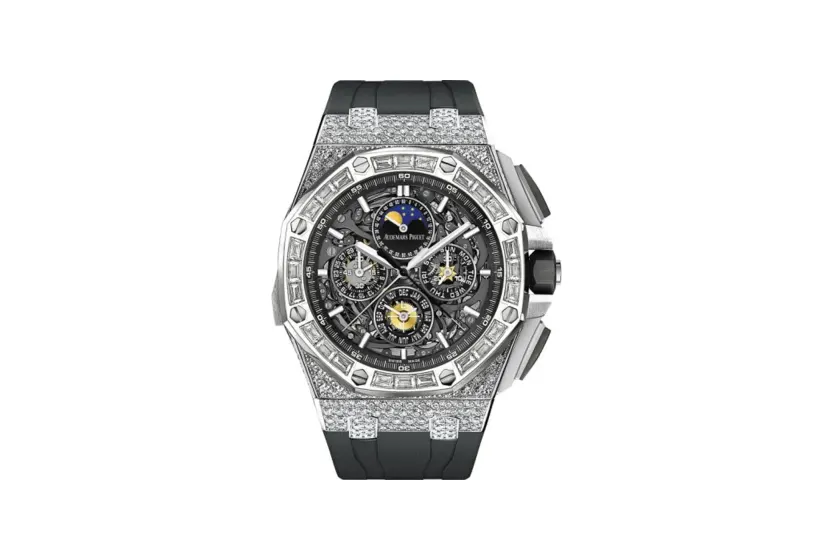 Audemars Piguet Royal Oak OffShore Grande Complication White Gold / Baguette / Skeleton