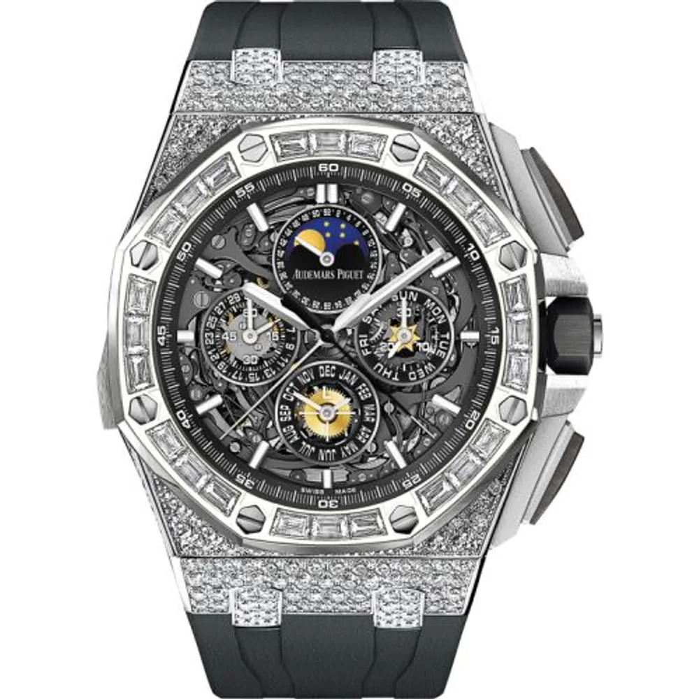 Audemars Piguet Royal Oak OffShore Grande Complication White Gold / Baguette / Skeleton