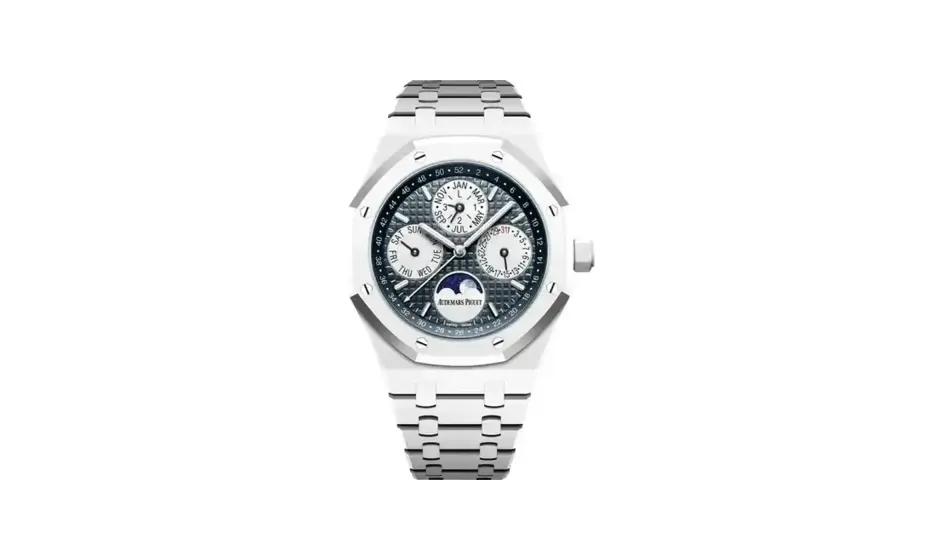 Audemars Piguet Royal Oak Perpetual Calendar, White ceramic · 41 mm