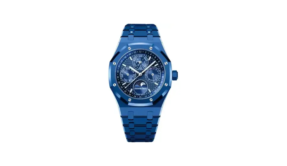 Audemars Piguet Royal Oak Perpetual Calendar, Blue ceramic · 41 mm