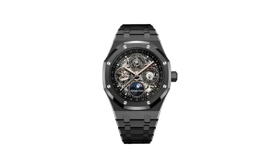 Audemars Piguet Royal Oak Perpetual Calendar Openworked, Black ceramic · 41 mm