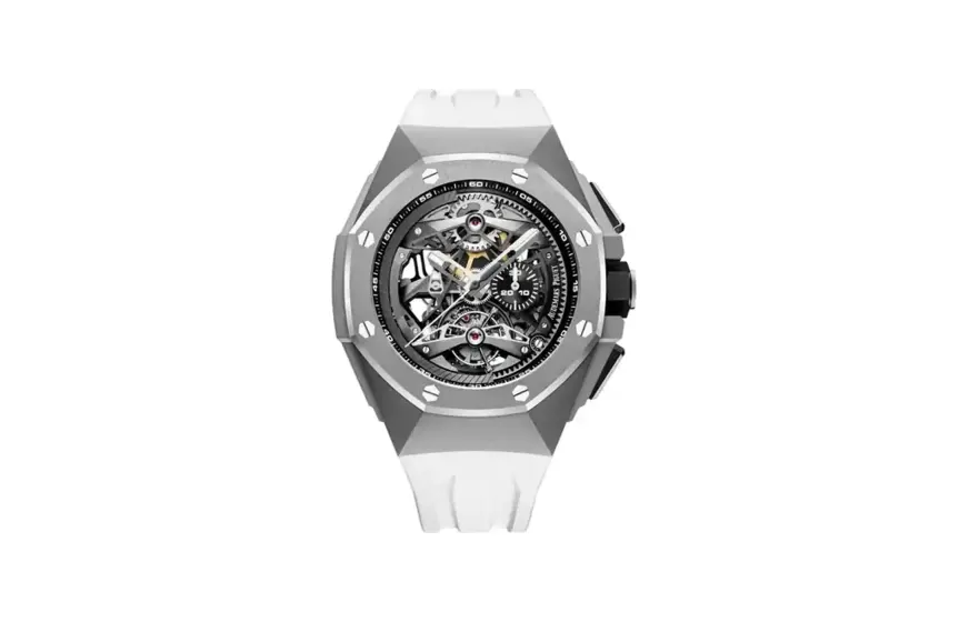 Audemars Piguet Royal Oak Concept Tourbillon Chronograph Openworked Selfwinding, Titanium · 44 mm