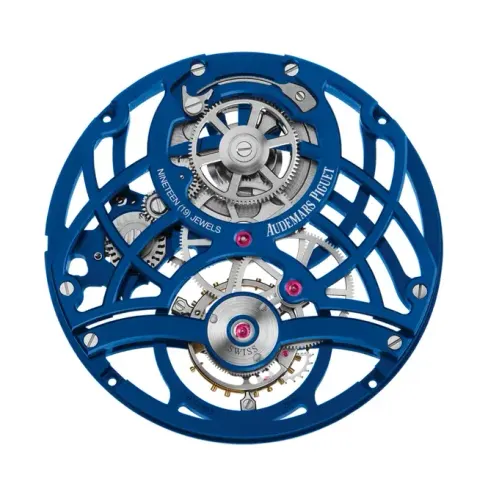 Audemars Piguet Code 11.59 Tourbillon Openworked, Blue ceramic · 41 mm