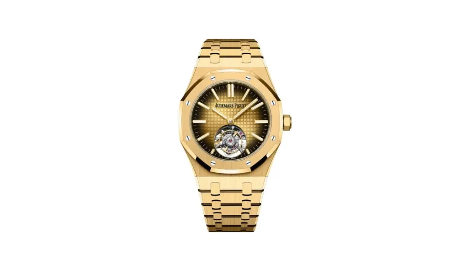 Audemars Piguet Royal Oak Flying Tourbillon, 18-carat yellow gold · 41 mm