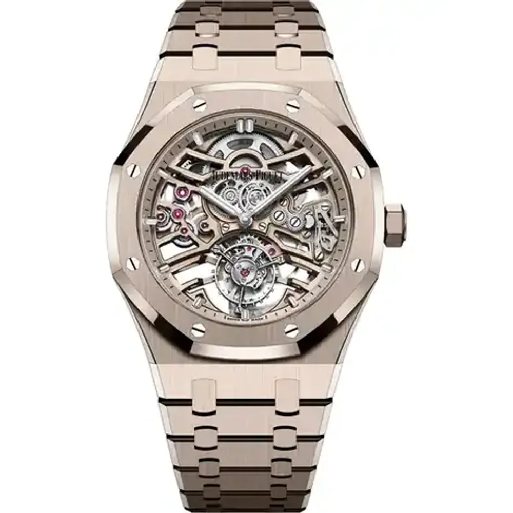 Audemars Piguet Royal Oak Selfwinding Flying Tourbillon Openworked, 18-carat sand gold · 41 mm