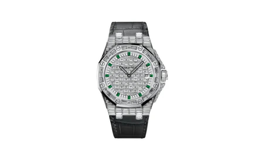 Audemars Piguet Royal Oak OffShore 67543 Lady Quartz Emerald Hour