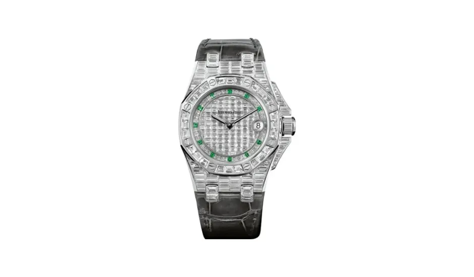 Audemars Piguet Royal Oak OffShore 67543 Lady Quartz Emerald Hour