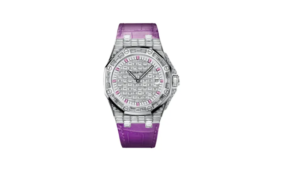 Audemars Piguet Royal Oak OffShore 67543 Lady Quartz Sapphire Hour