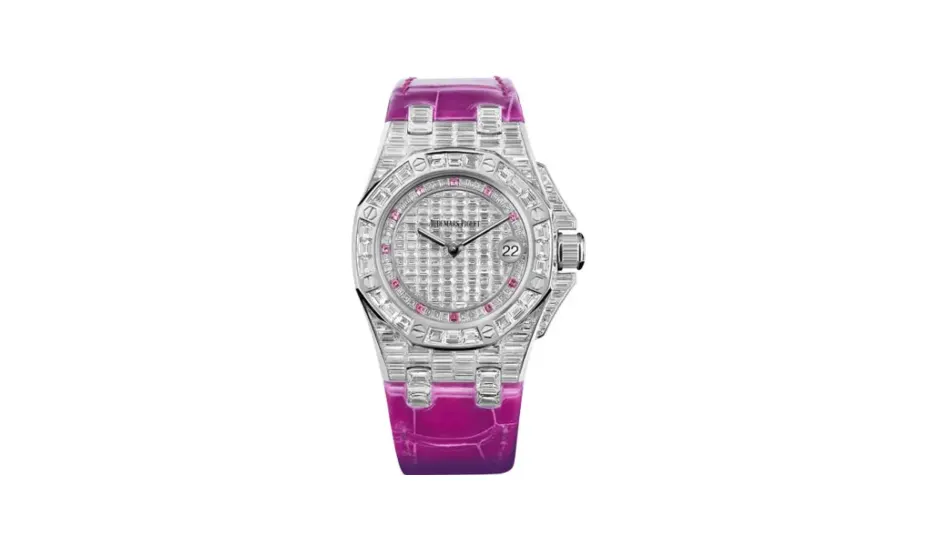 Audemars Piguet Royal Oak OffShore 67543 Lady Quartz Sapphire Hour