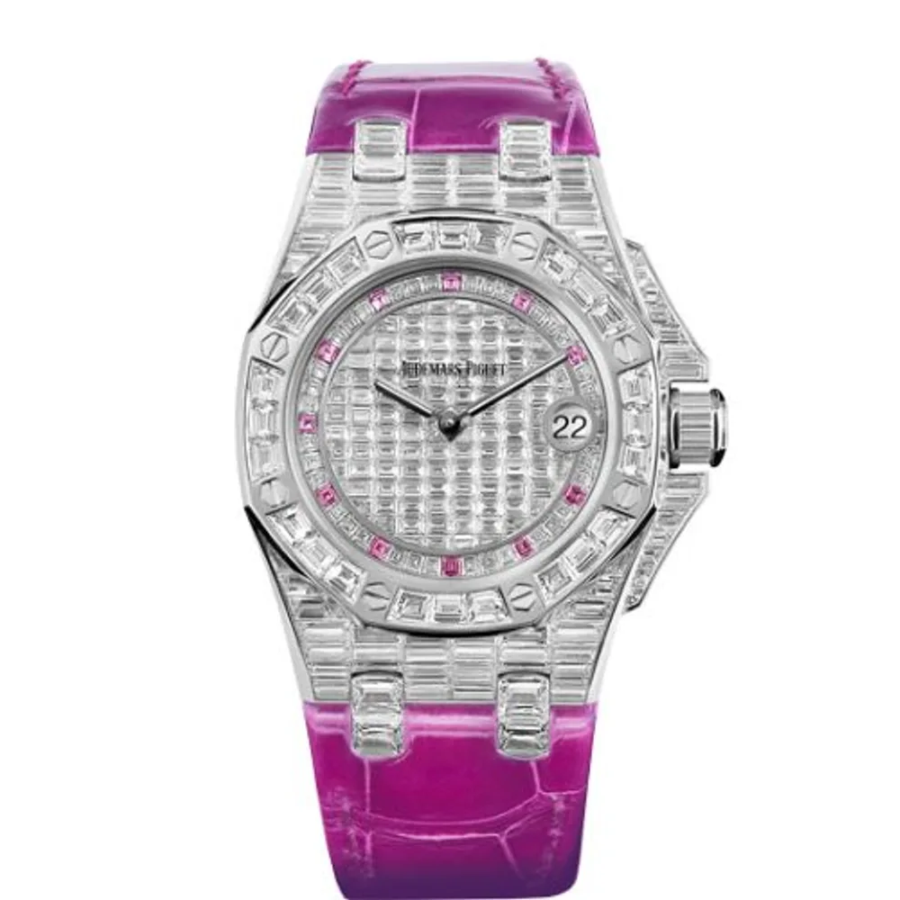 Audemars Piguet Royal Oak OffShore 67543 Lady Quartz Sapphire Hour