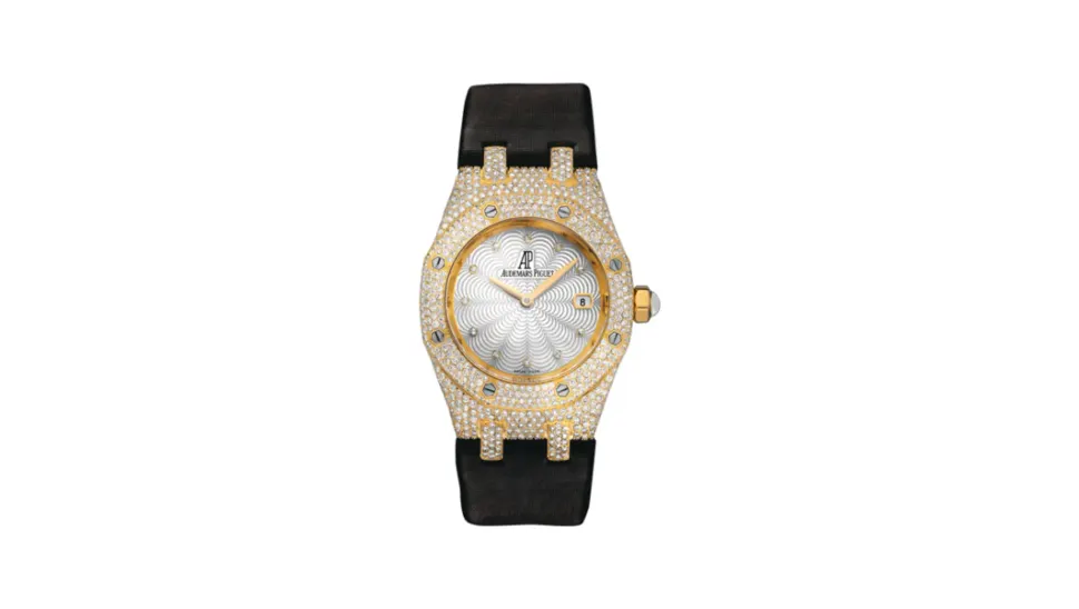 Audemars Piguet Royal Oak 67601 Quartz Yellow Gold / Diamond / MOP