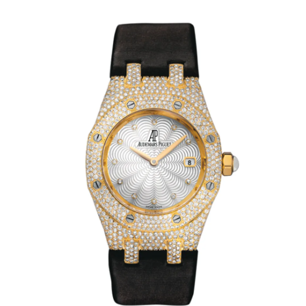 Audemars Piguet Royal Oak 67601 Quartz Yellow Gold / Diamond / MOP