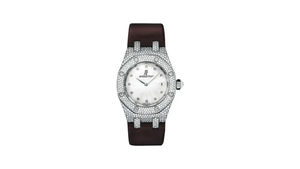 Audemars Piguet Royal Oak 67605 White Gold / Diamond / MOP