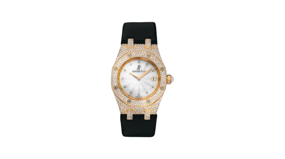 Audemars Piguet Royal Oak 67605 Pink Gold / Diamond / MOP / Strap