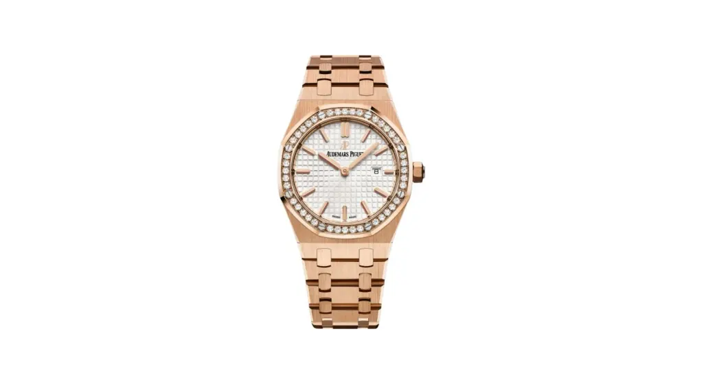 Audemars Piguet Royal Oak 67651 Quartz Pink Gold / Silver / Bracelet