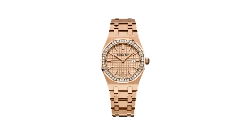 Audemars Piguet Royal Oak 67651 Quartz Pink Gold / Pink / Bracelet