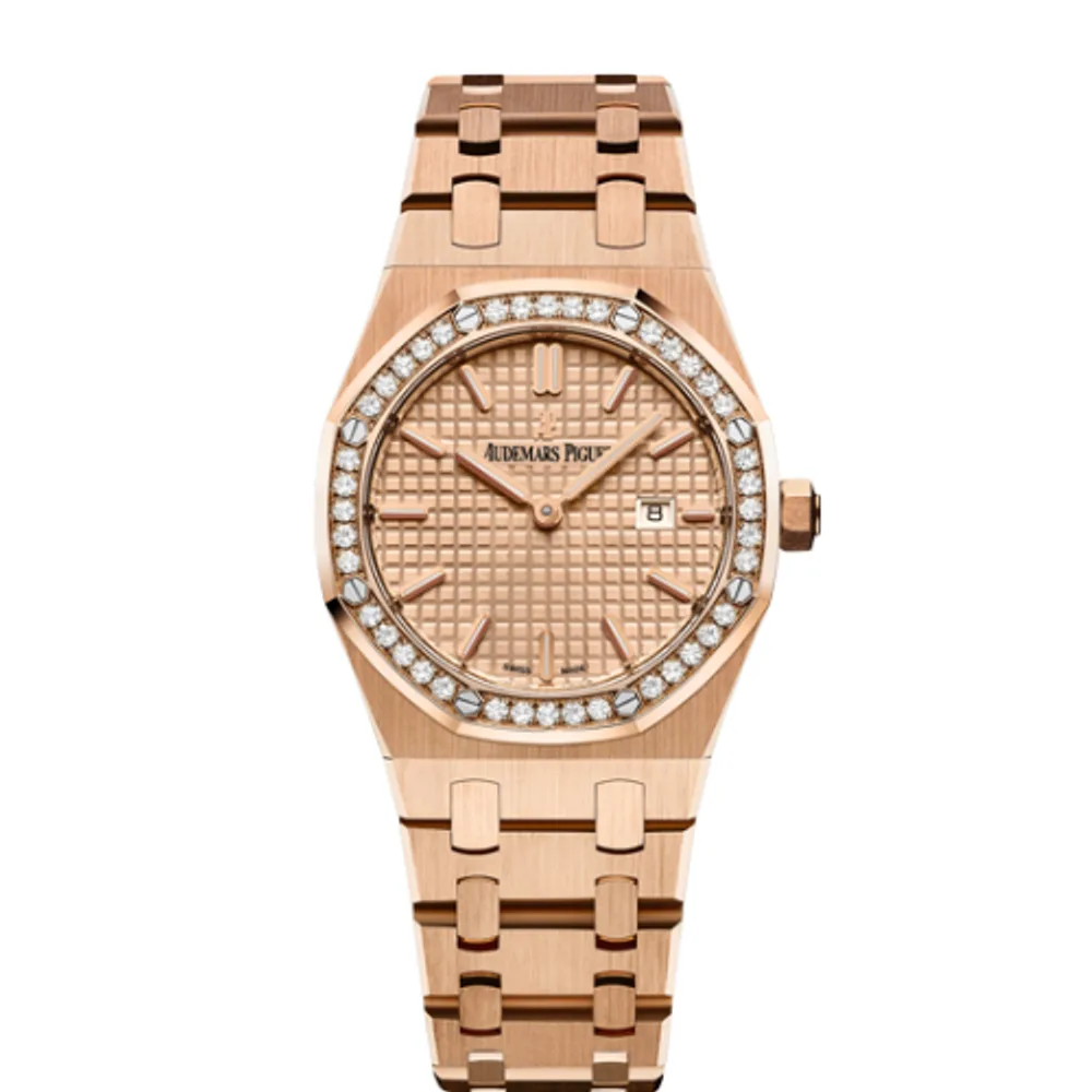 Audemars Piguet Royal Oak 67651 Quartz Pink Gold / Pink / Bracelet