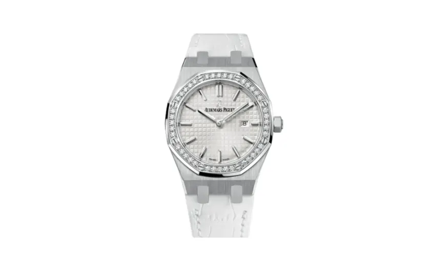 Audemars Piguet Royal Oak 67651 Quartz Stainless Steel / Silver / Strap