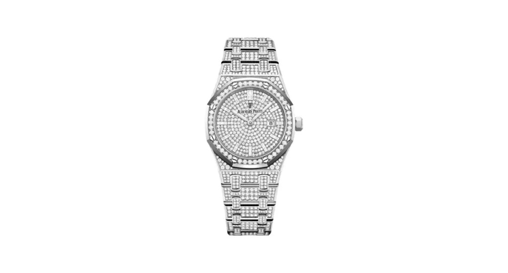 Audemars Piguet Royal Oak 33 Quartz White Gold / Diamond / Silver / Bracelet
