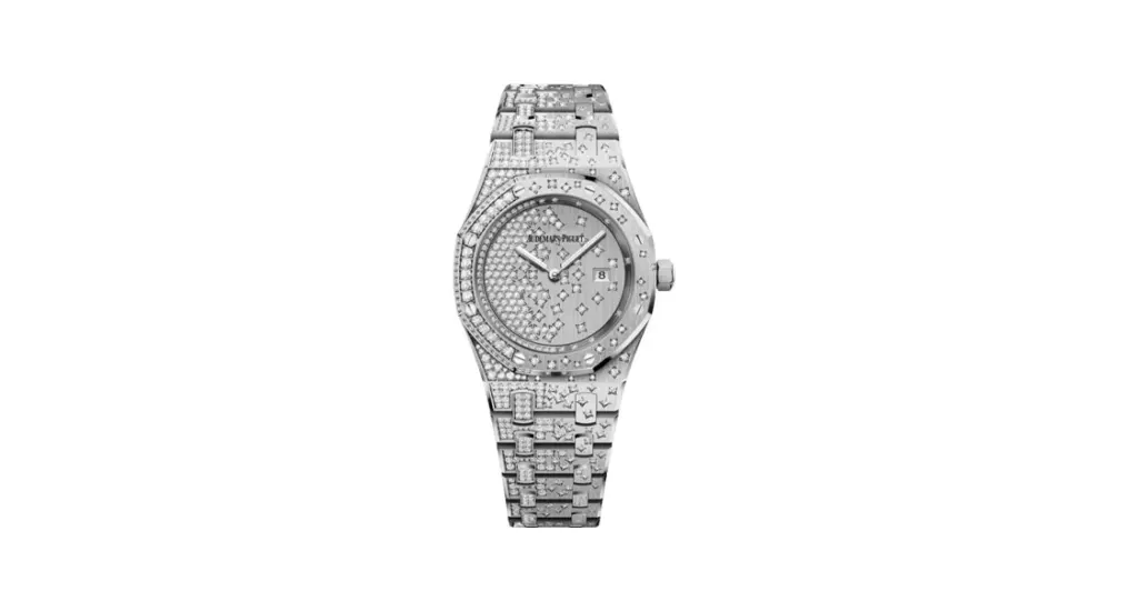 Audemars Piguet Royal Oak Quartz White Gold / Cascade / Bracelet