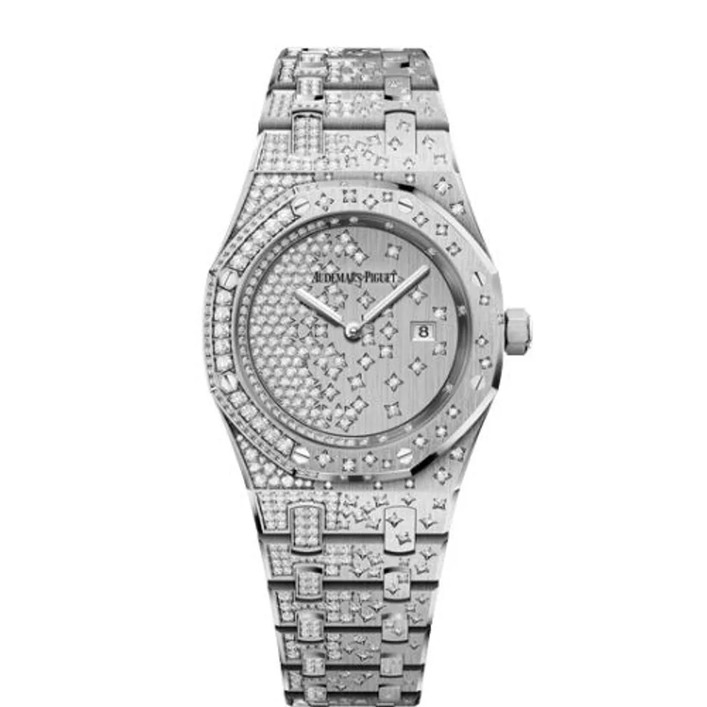 Audemars Piguet Royal Oak Quartz White Gold / Cascade / Bracelet