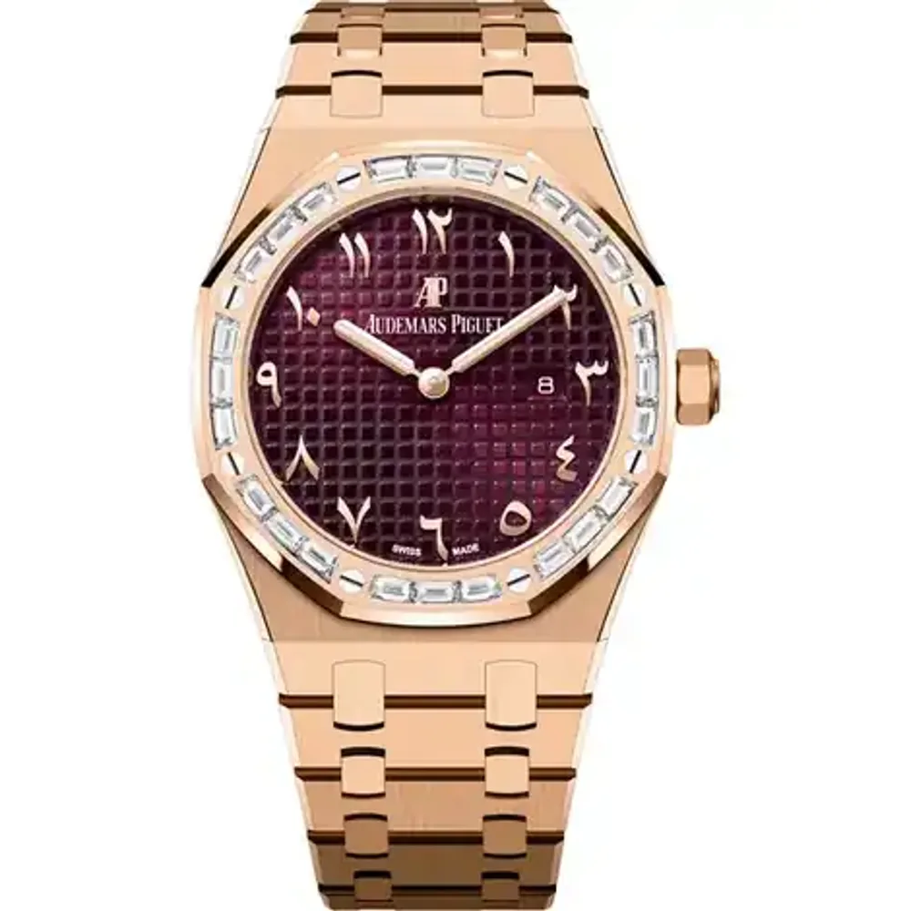 Audemars Piguet Royal Oak Quartz, 18-carat pink gold · 33 mm