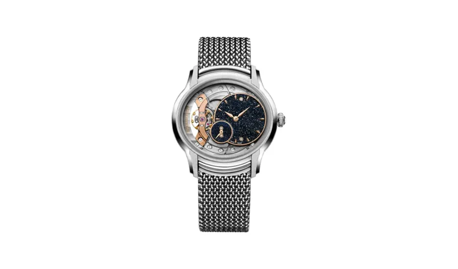 Audemars Piguet Millenary Hand-wound Frosted White Gold / Aventurine / Bracelet