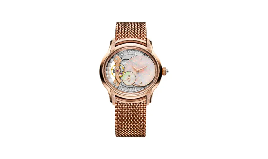 Audemars Piguet Millenary Hand-wound Frosted White Gold / Opal / Bracelet