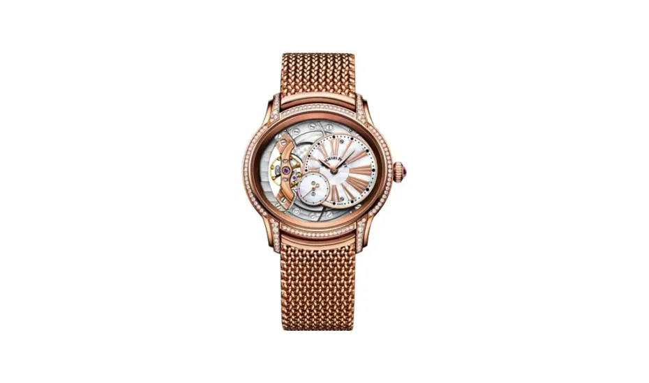 Audemars Piguet Millenary Hand-wound Pink Gold / Mother of Pearl / Bracelet