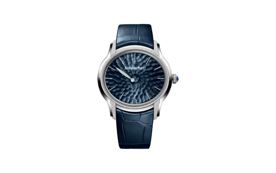 Audemars Piguet Millenary Frosted Gold Philosophique White Gold / Blue