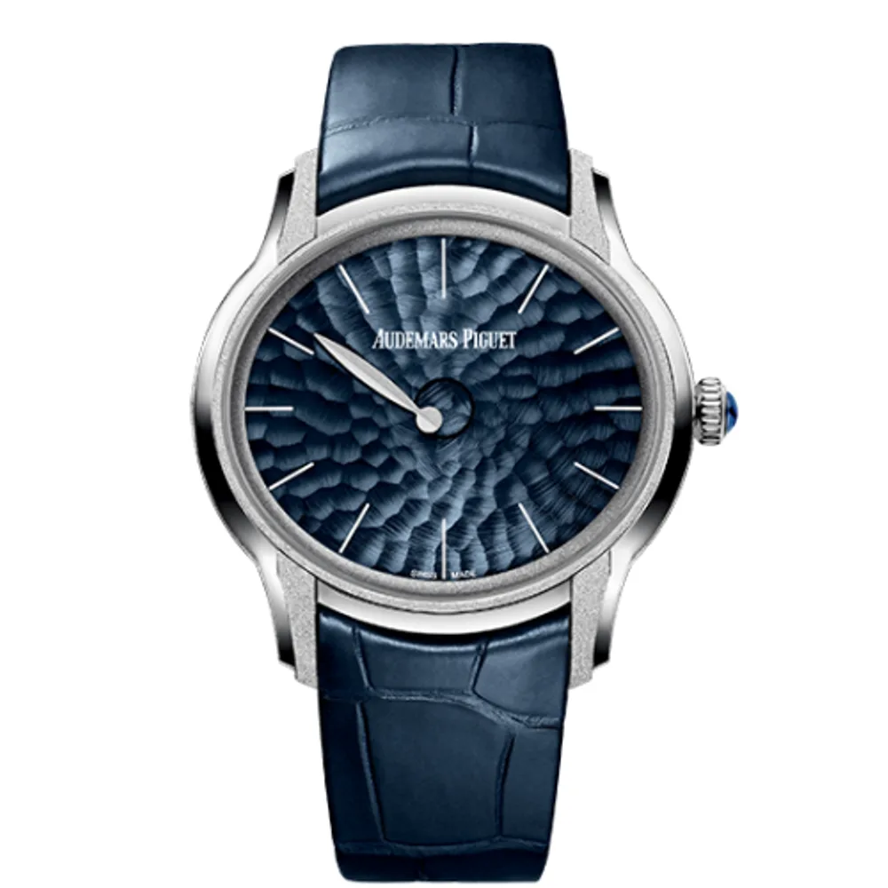 Audemars Piguet Millenary Frosted Gold Philosophique White Gold / Blue