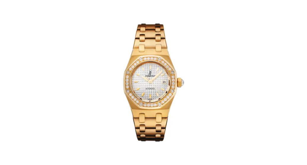 Audemars Piguet Royal Oak Selfwinding 77321 Yellow Gold / Diamond / Silver / Bracelet