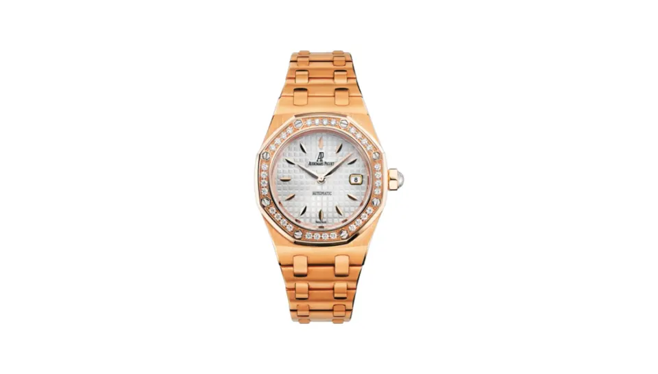 Audemars Piguet Royal Oak Selfwinding 77321 Pink Gold / Diamond / Silver / Bracelet