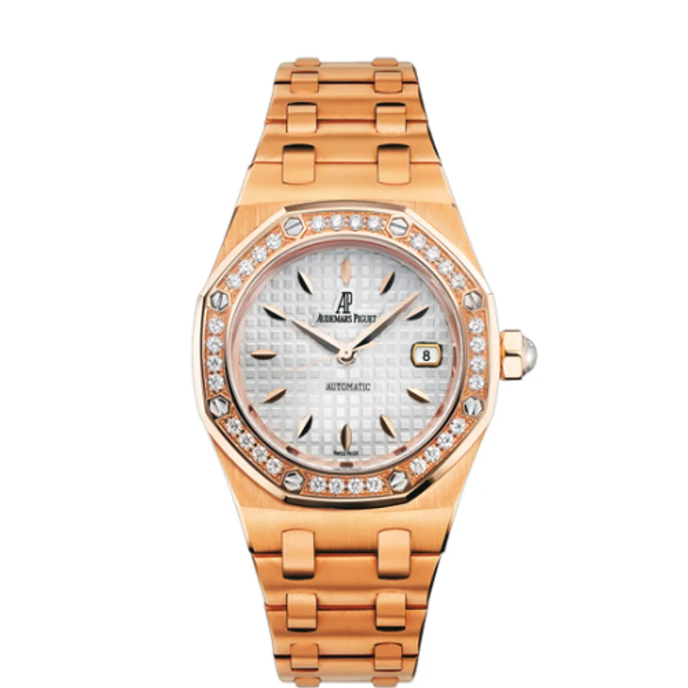 Audemars Piguet Royal Oak Selfwinding 77321 Pink Gold / Diamond / Silver / Bracelet