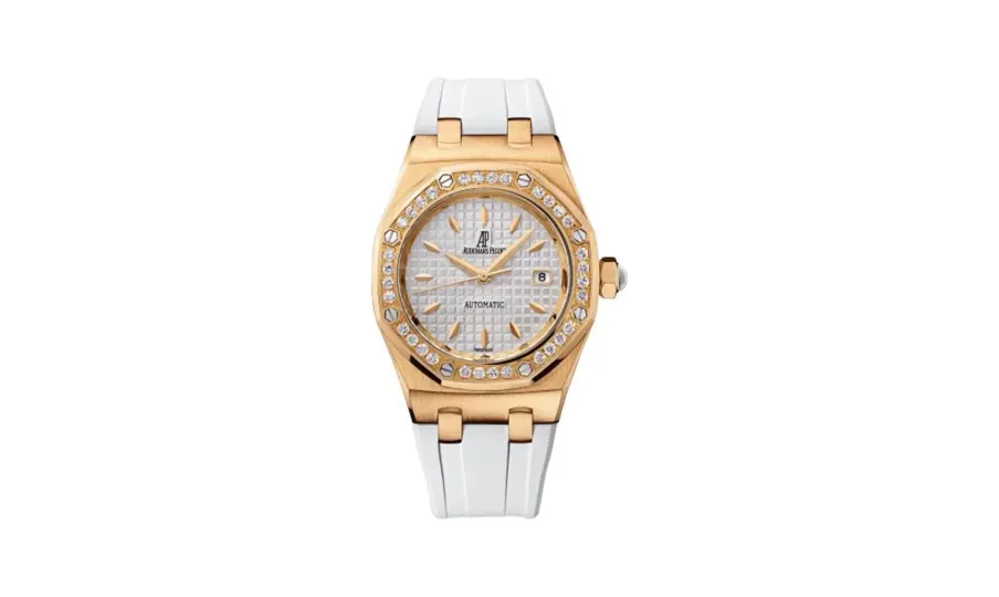 Audemars Piguet Royal Oak Selfwinding 77321 Pink Gold / Diamond / Silver / Rubber
