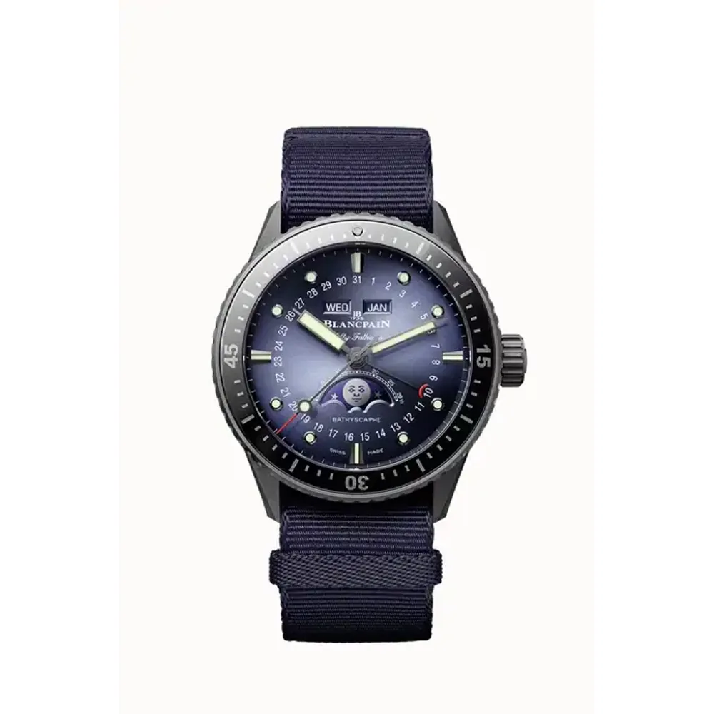 Blancpain Fifty Fathoms Bathyscaphe Quantième Complet Phases de Lune, Caliber 6654.P.4
