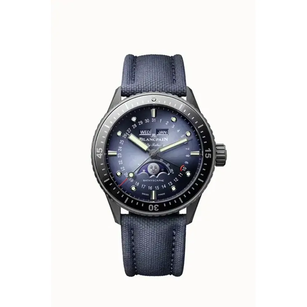 Blancpain Fifty Fathoms Bathyscaphe Quantième Complet Phases de Lune, Caliber 6654.P.4
