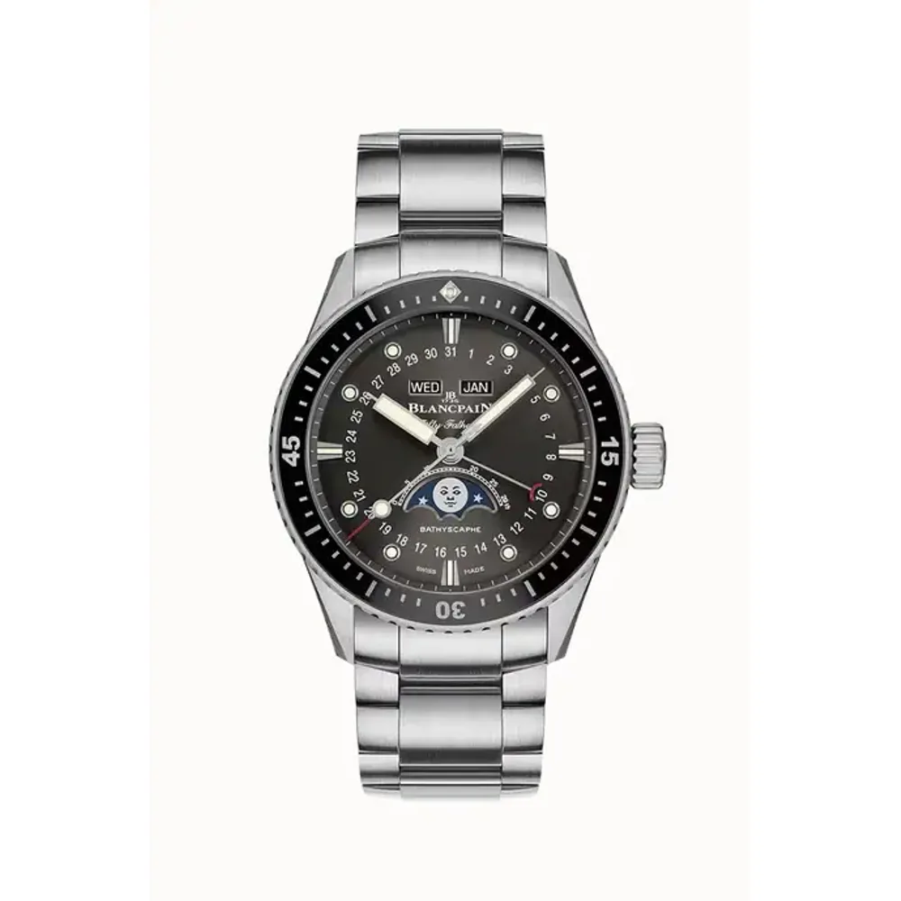 Blancpain Fifty Fathoms Bathyscaphe Quantième Complet Phases de Lune, Caliber 6654.P.4